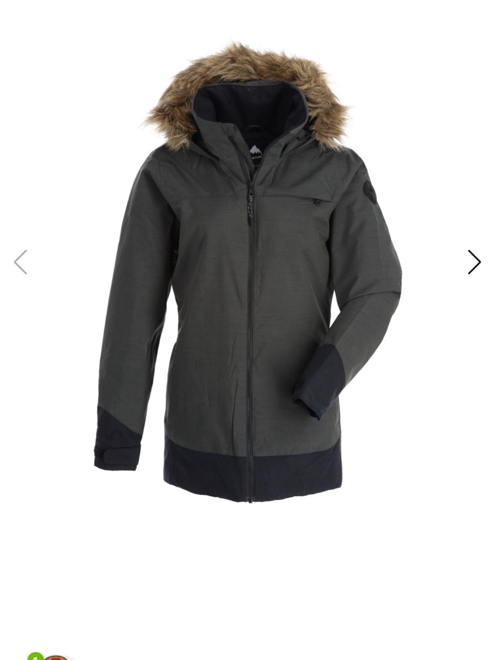 Burton snow jacket xl